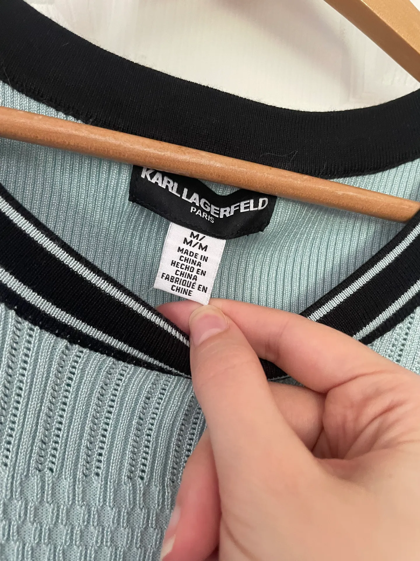 Karl Lagerfeld Academica Short Sleeve Pullover Sweater - Image 3