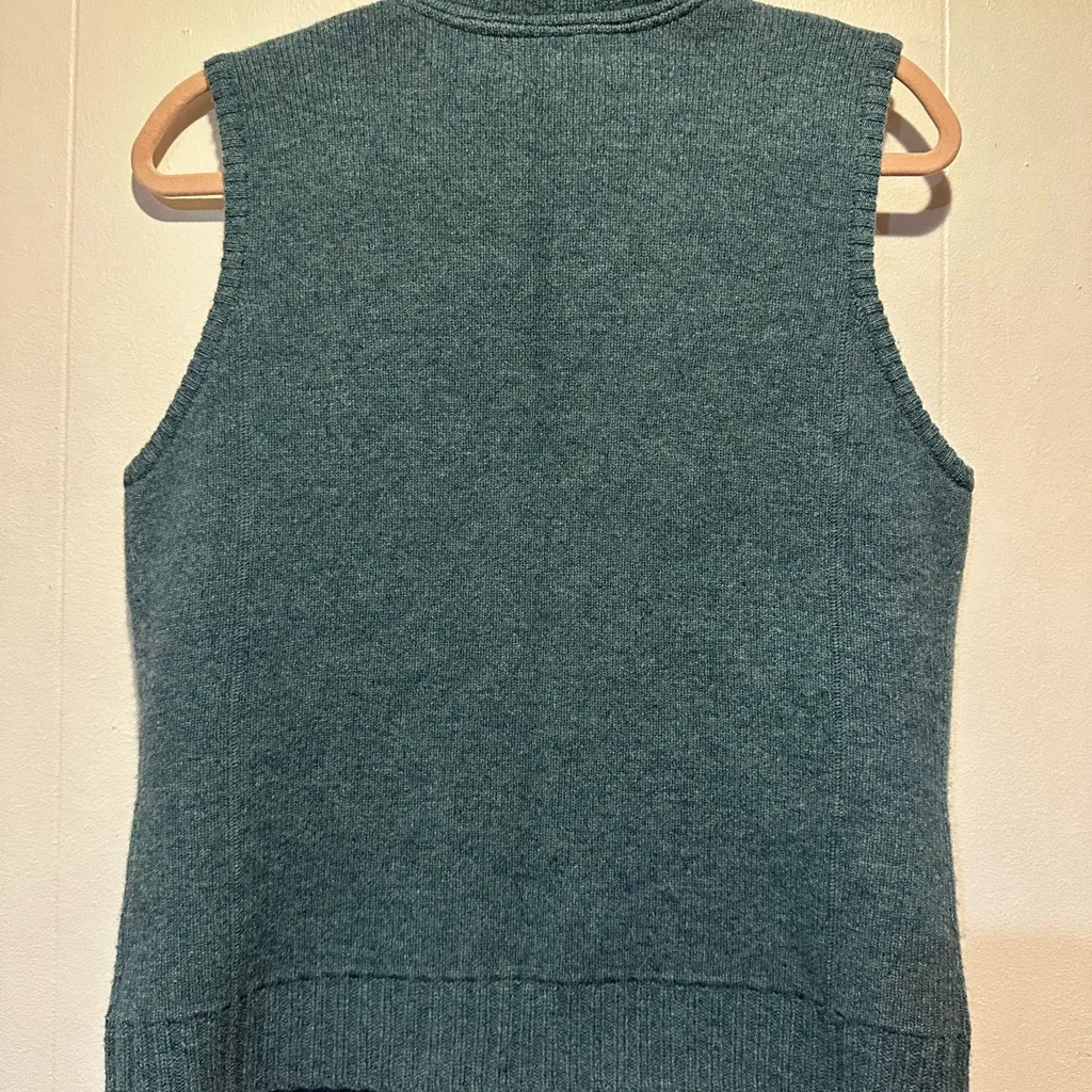 Eddie Bauer women’s wool vest size m - Image 3