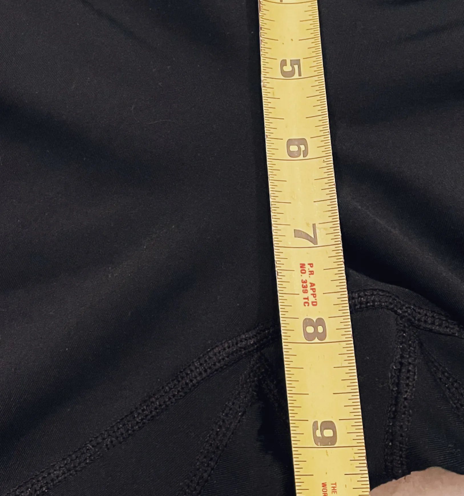 Women's Athletic Capri Black Workout Leggings Size Small - Image 10