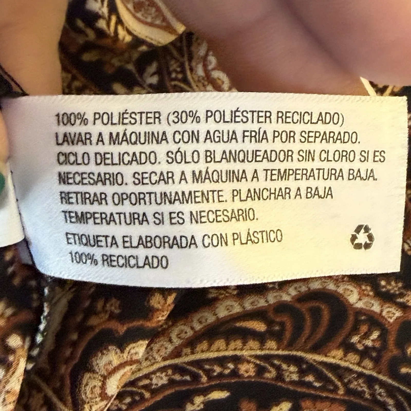 Nili Lotan x Target Paisley Print Long Sleeve Tie - Image 10