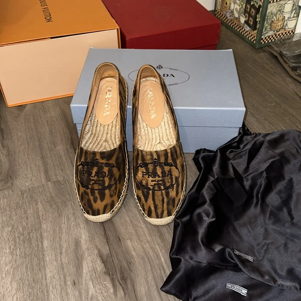 Leopard Print PRADA Espadrilles - Image 3