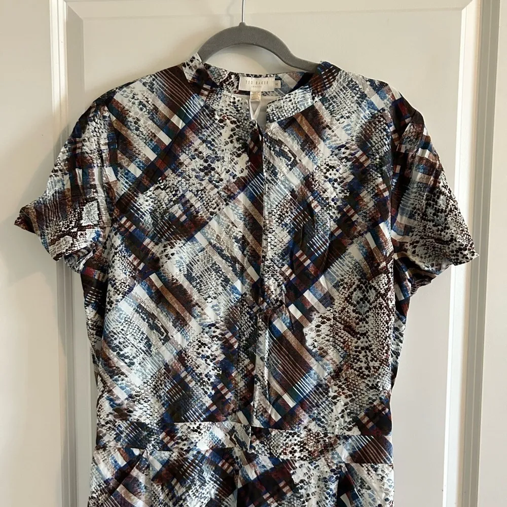 TED Baker Balay Wide Leg Printed Jumpsuit in Quartz - Image 7