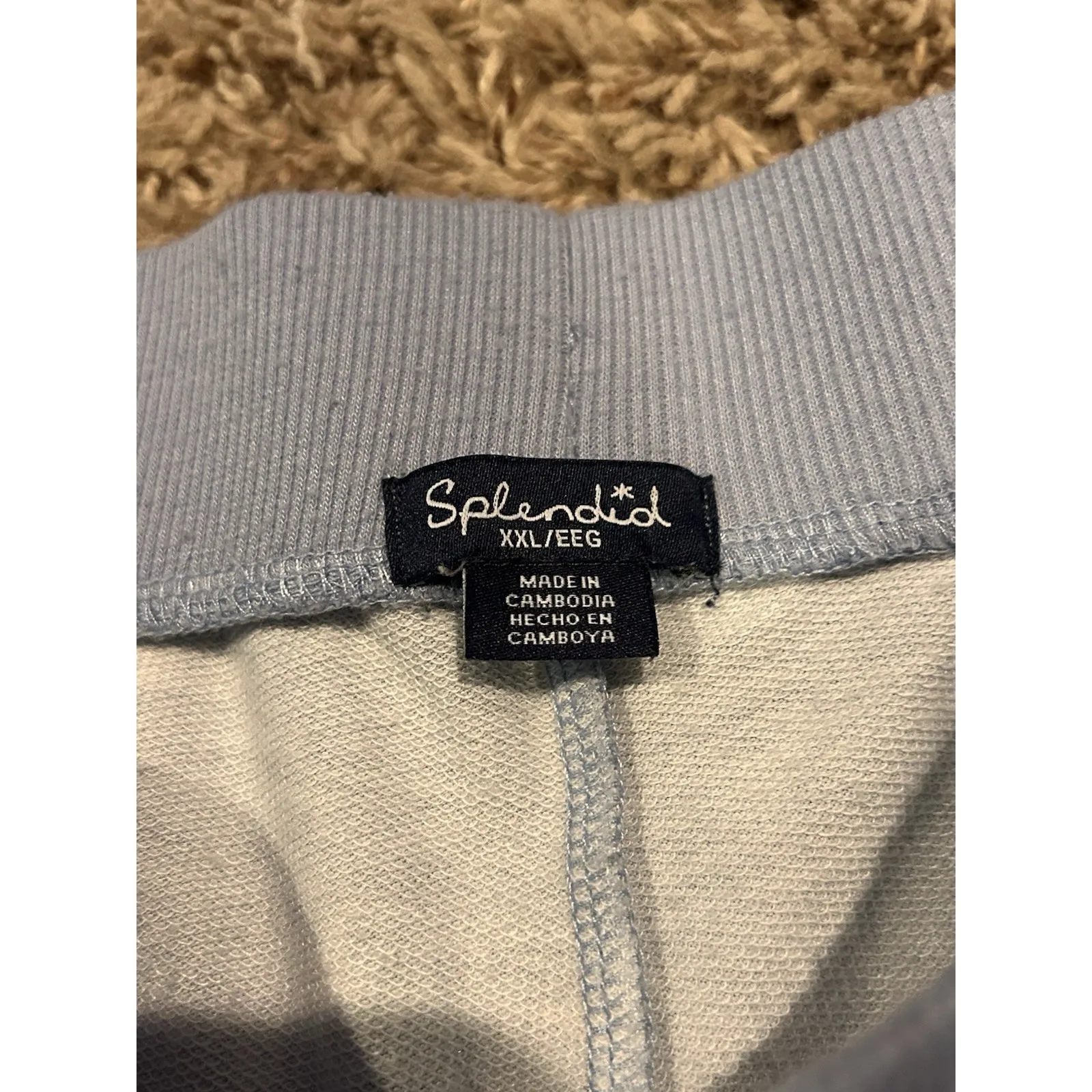 Splendid Women 2-Piece PJ Lounge Set BLUE Stars Drawstring & Pockets‎ Choose XXL - Image 6