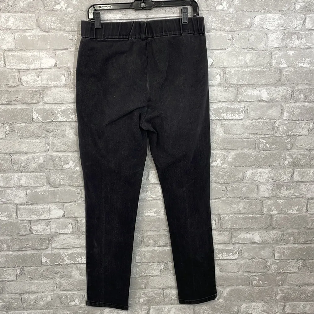 Soft Surroundings Black Pull On Skinny Jeans - Image 2