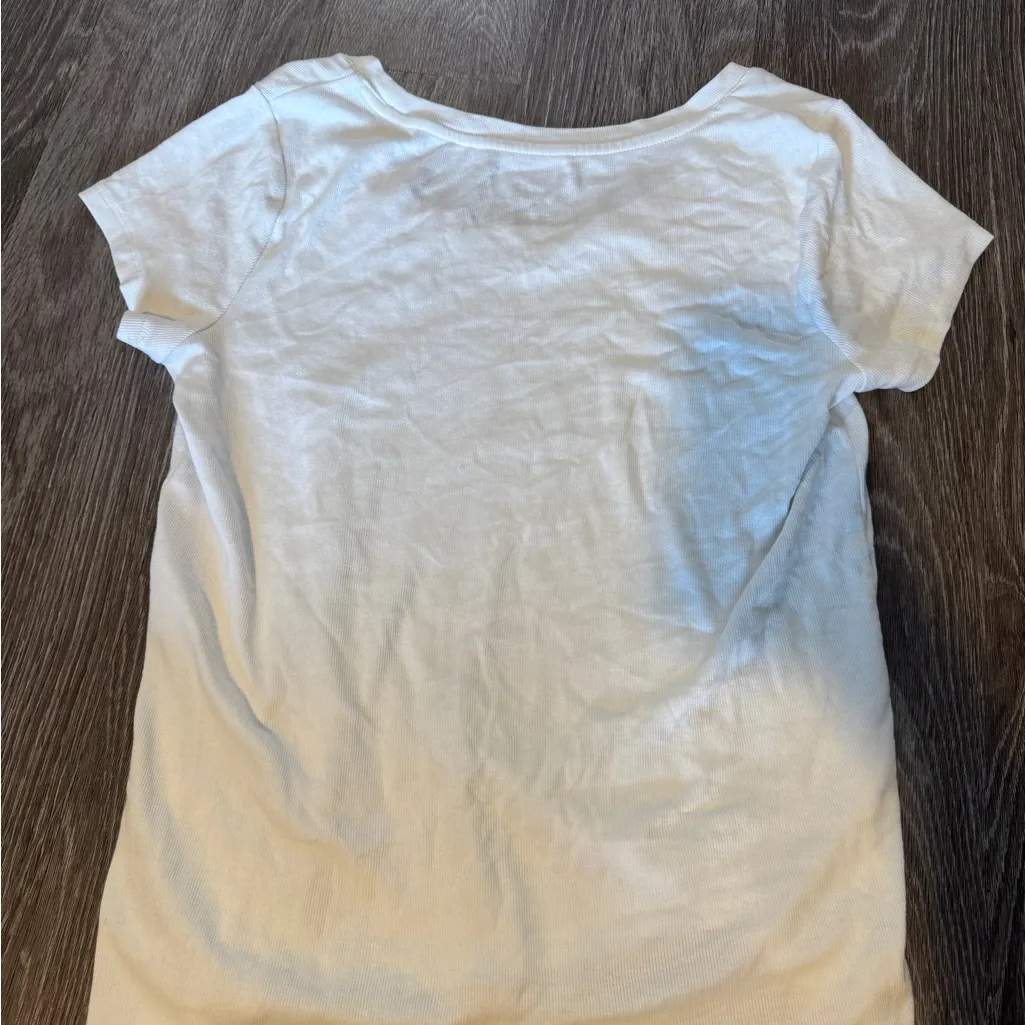 A New Day NWOT Plain White Ribbed T-Shirt - Image 6