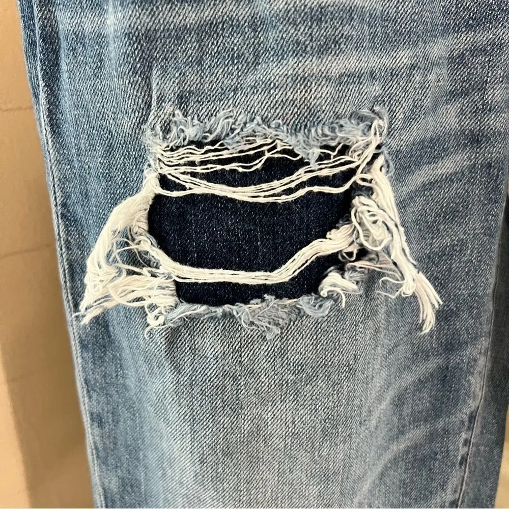 Aeropostale Boyfriend Thrashed Distressed Jeans Women's Size‎ 2 Regular - Image 3