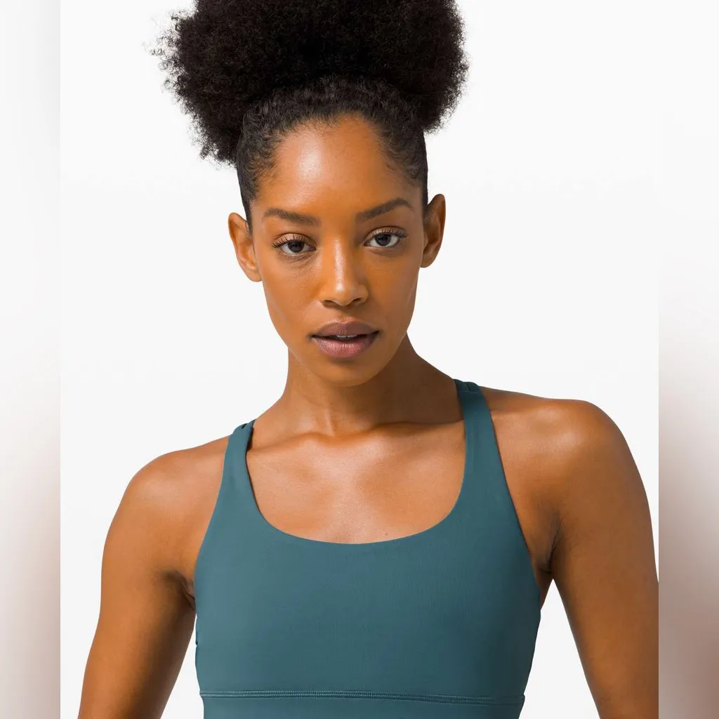 Lululemon Women’s Energy Sports Bra in Desert Teal Size 6 - Image 3