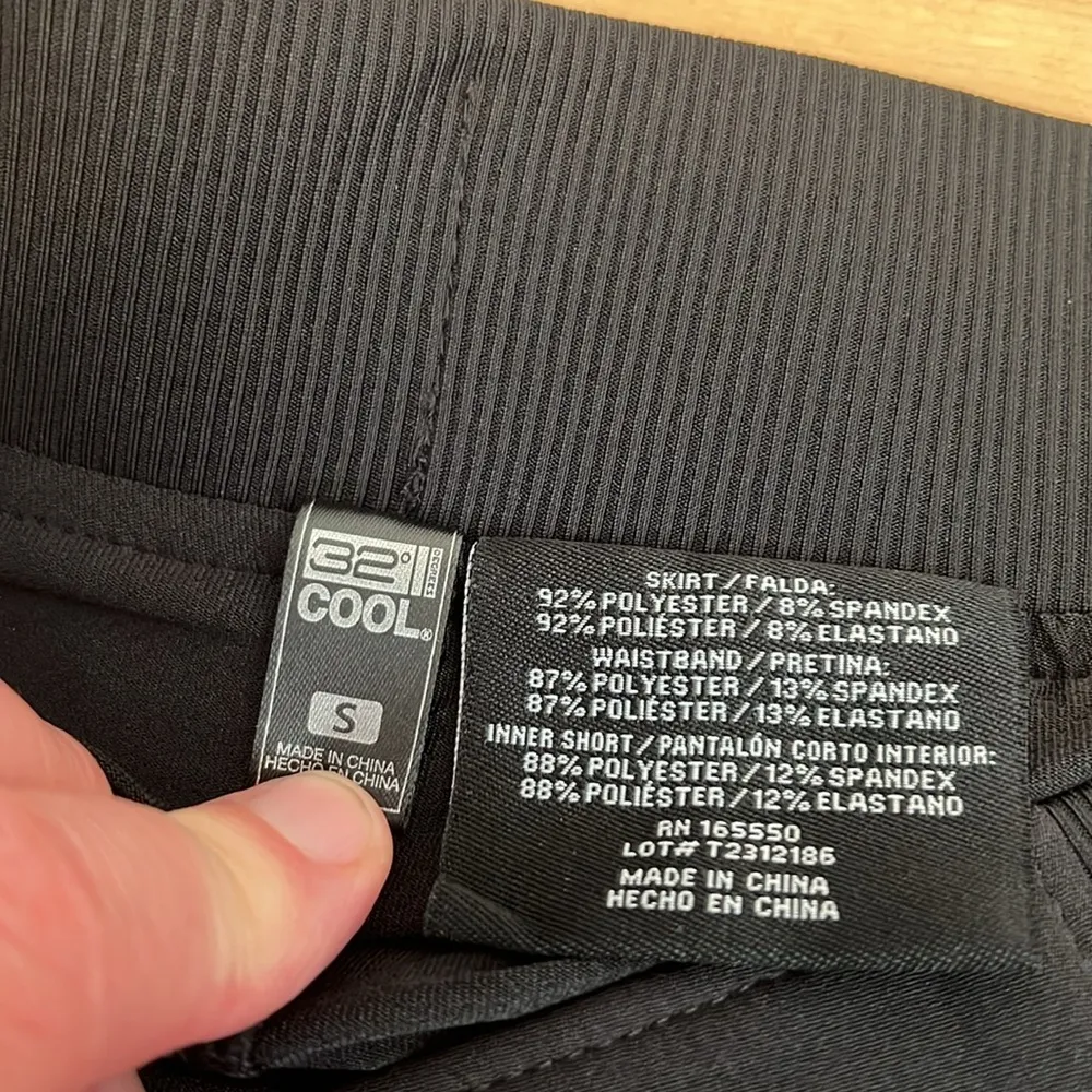 32 Degrees Cool Ladies Black Skort - NWT - Image 10