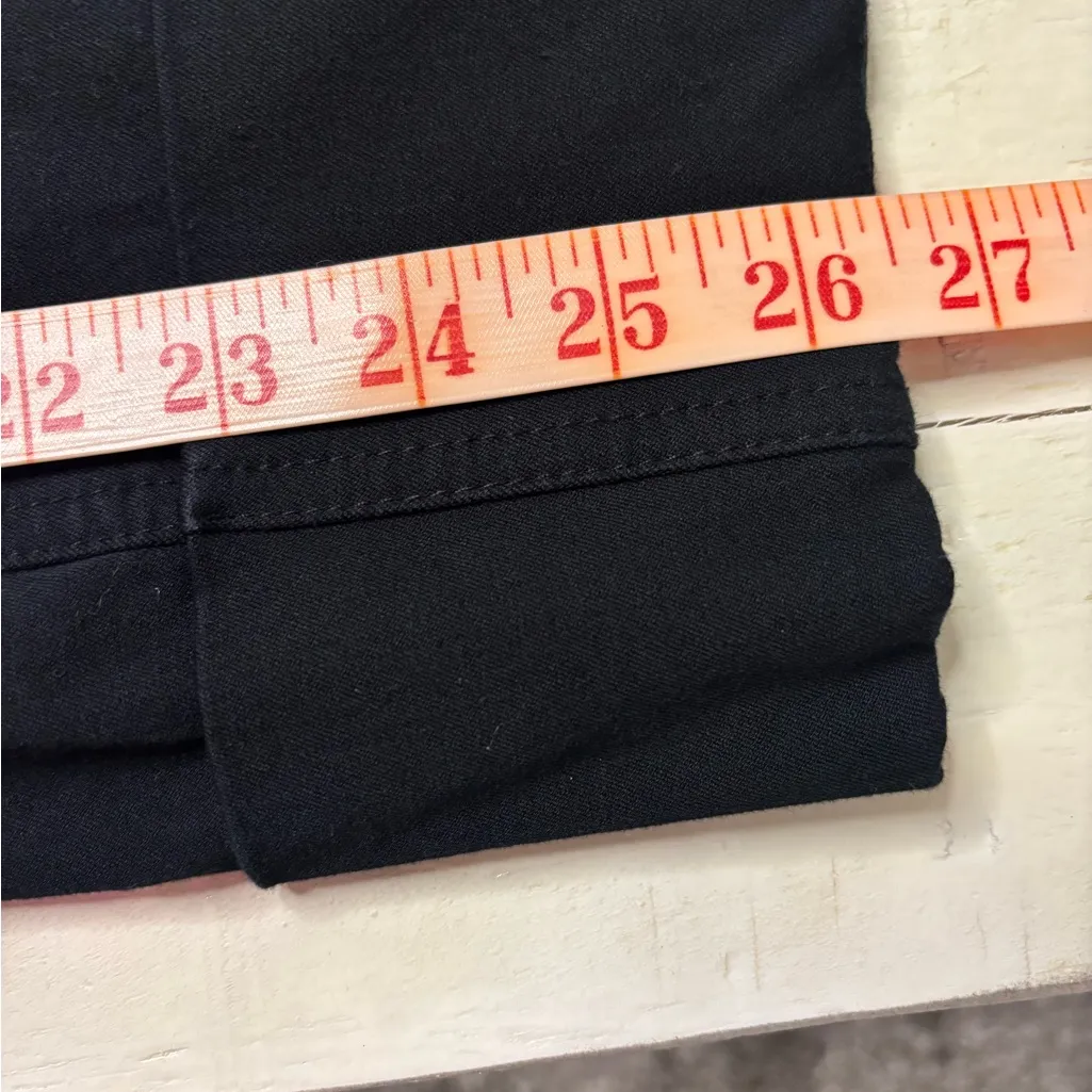 Soft Surroundings Black Cuffed Ankle Pants Size Small Pull On Elastic Waist - Image 5