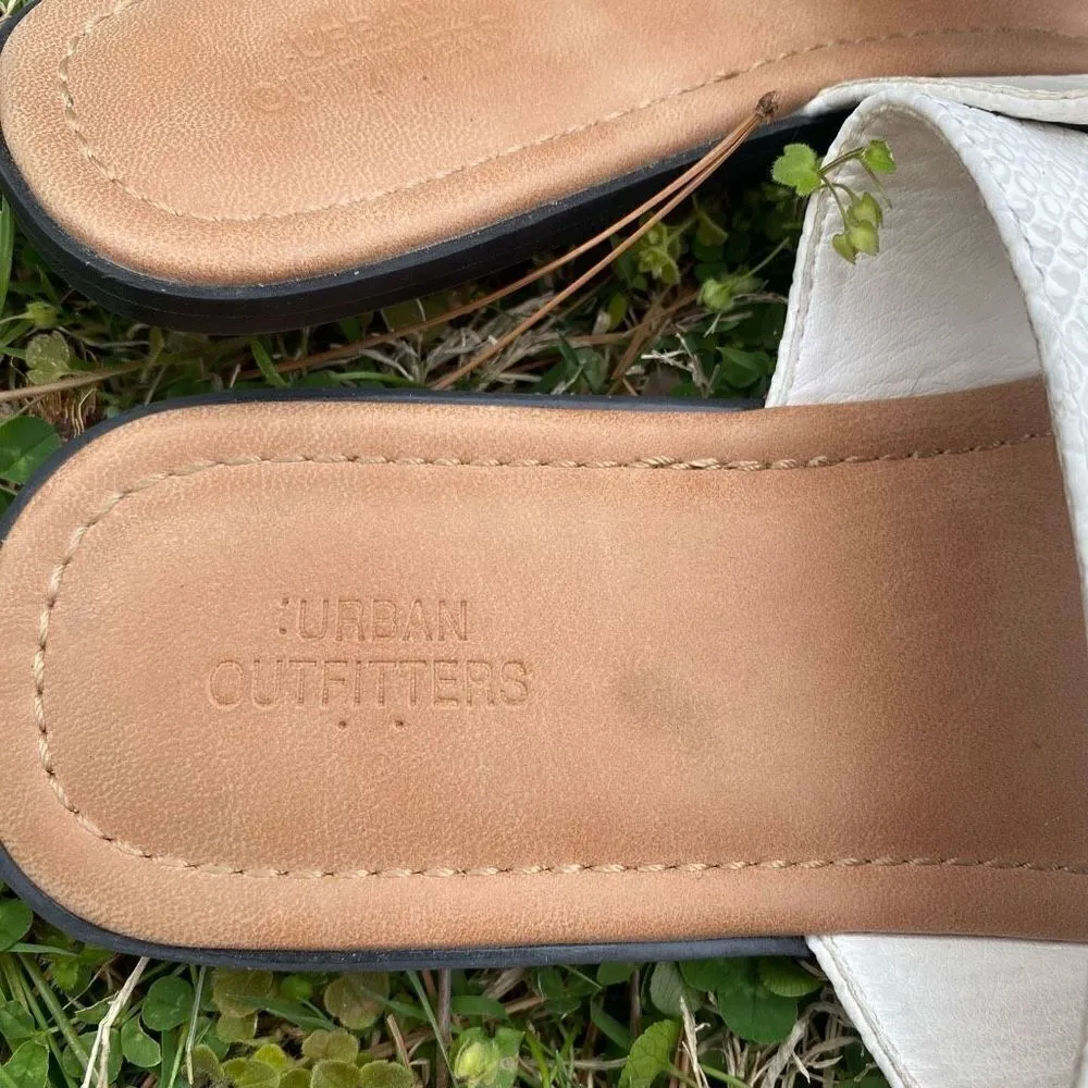 Urban Outfitters Double Strap Square Toe Slide Sandals | 7 - Image 3