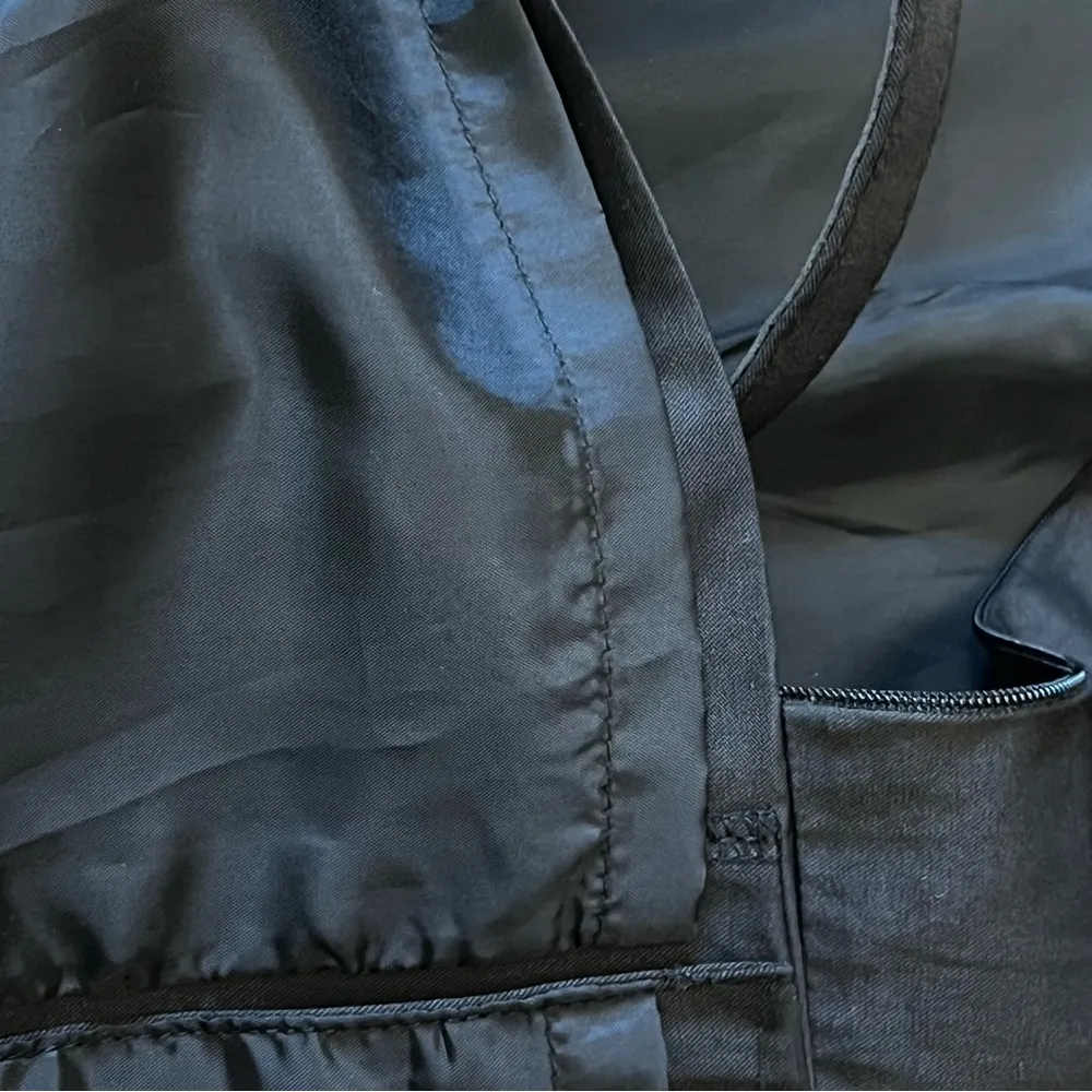 MERONA Collection Solid Black Belted Cap Sleeve Dress Size 4 - Image 12