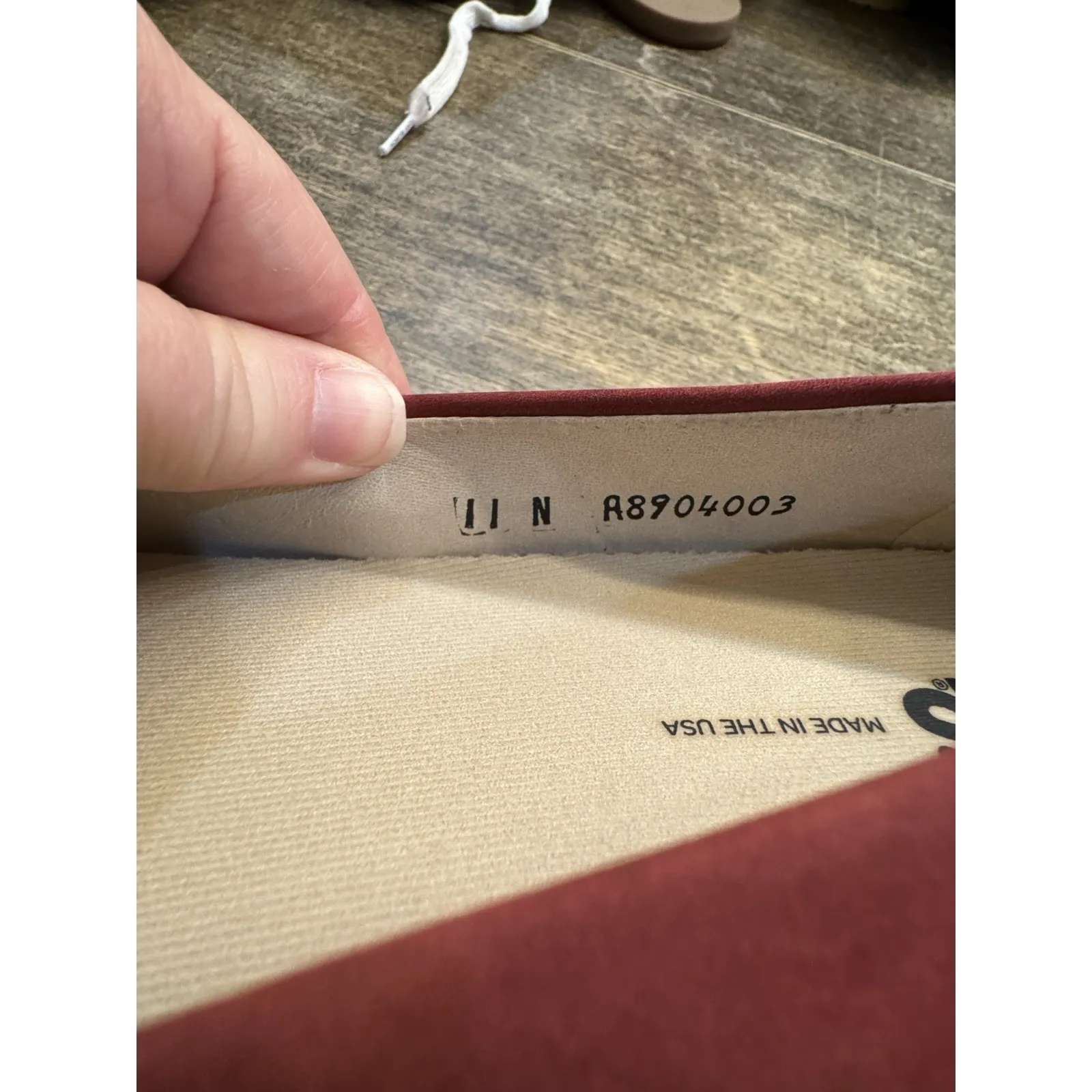 SAS Scenic Suede Comfort Ballet Flats Scarlett Red Leather Womens Size 11 N - Image 8