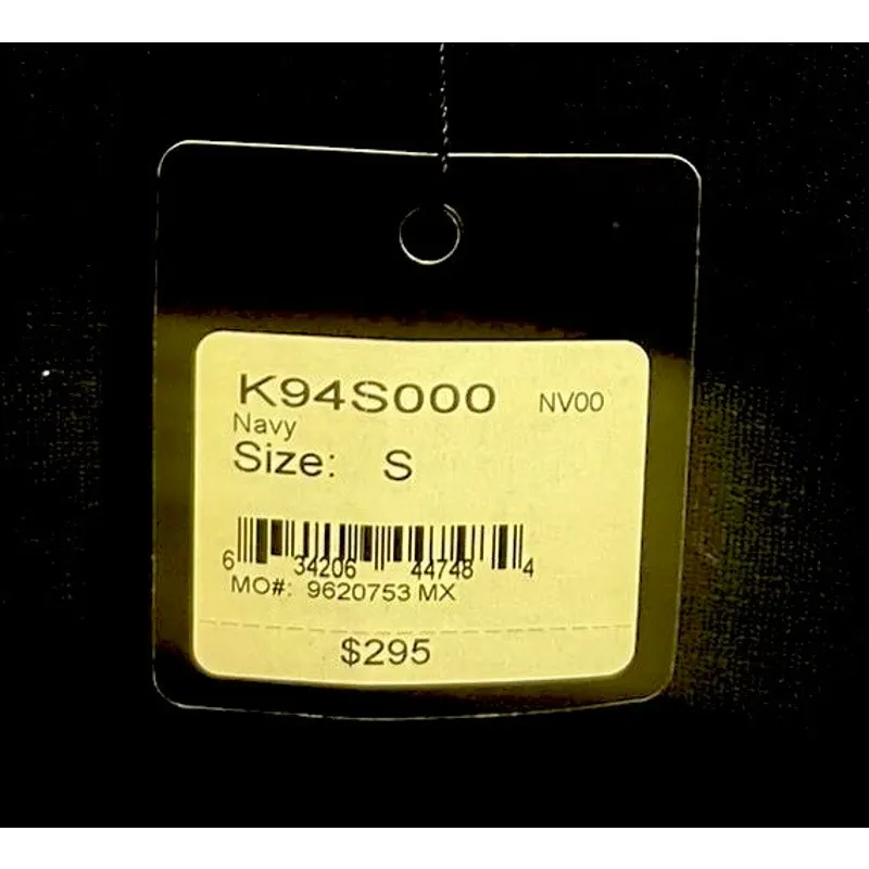 NWT St. John Navy Blue Sleeveless Knit Top Boat Neckline sz. S - Image 4