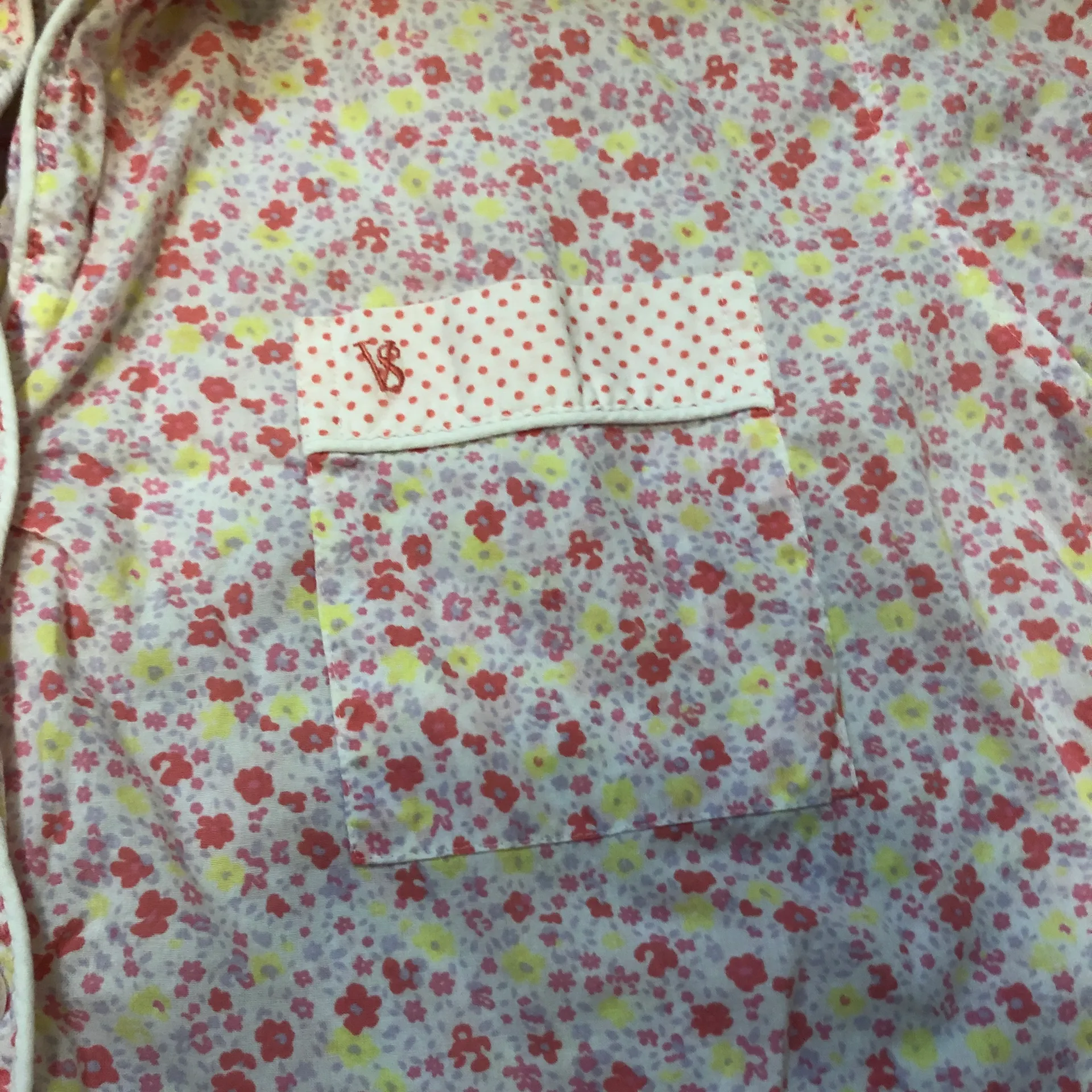 VS Victoria Secret Sleepwear Pajama Top Long Sleeve  - Image 3