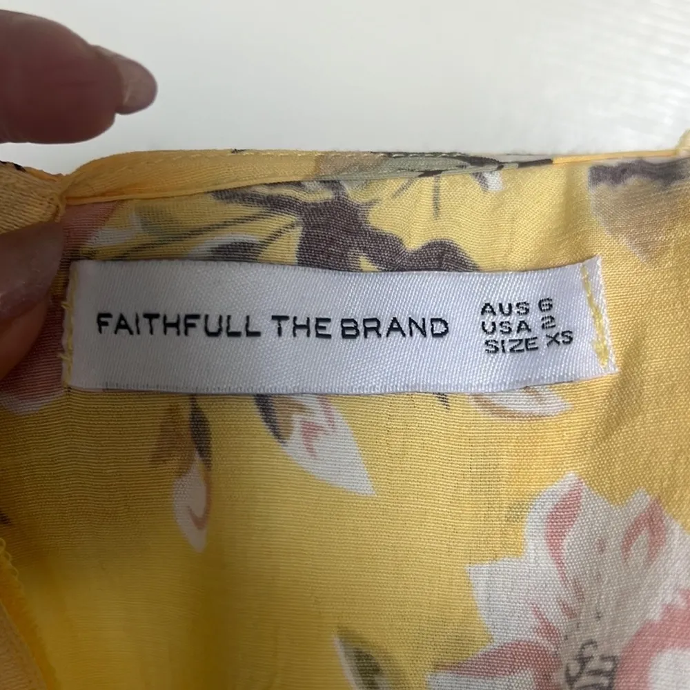 Faithful The Brand | Jeanette Floral Pomeline Dress - Image 8