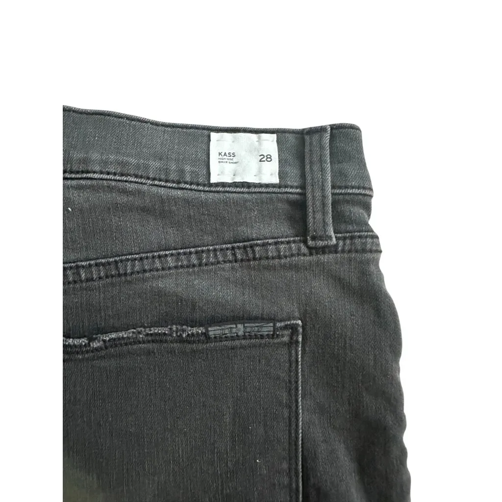 HUDSON Womens Kass Black Denim Shorts Sz 8 NEW - Image 8