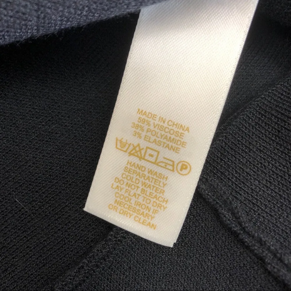 Kate Spade Open Cable Knit Sweater Dress: Black - Image 10