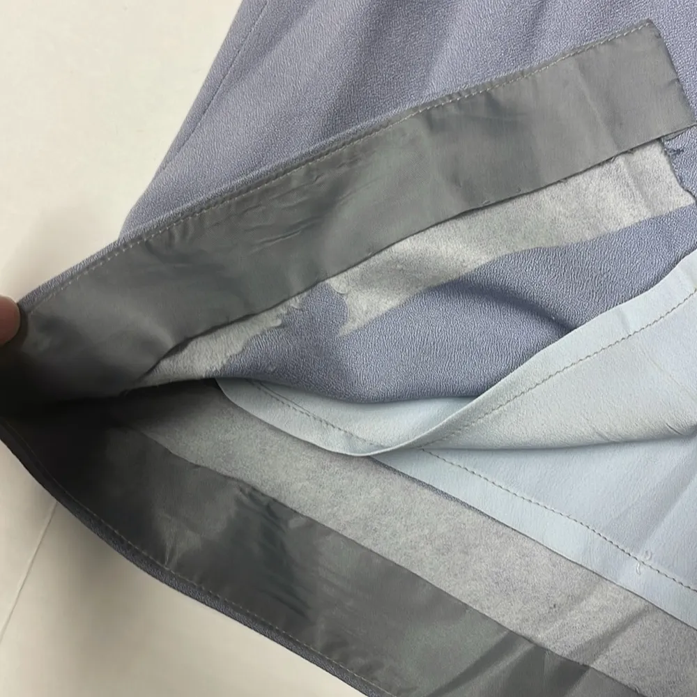 Chloe Periwinkle Blue Pencil Skirt Womens Size 6-8 Frances Business Quiet Luxury - Image 6