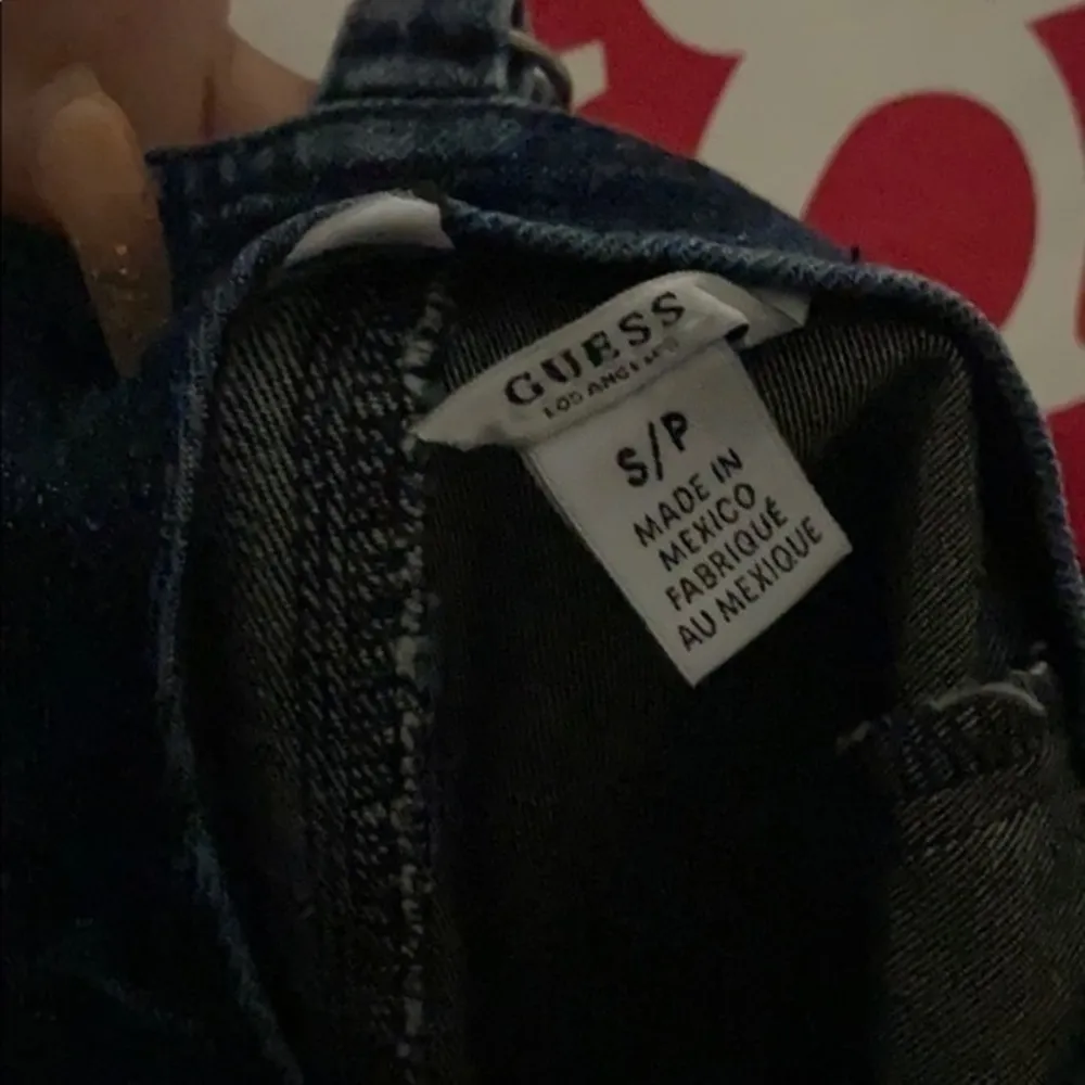 New Women’s Guess Demin Remix Bustier Dress sz S - Image 5