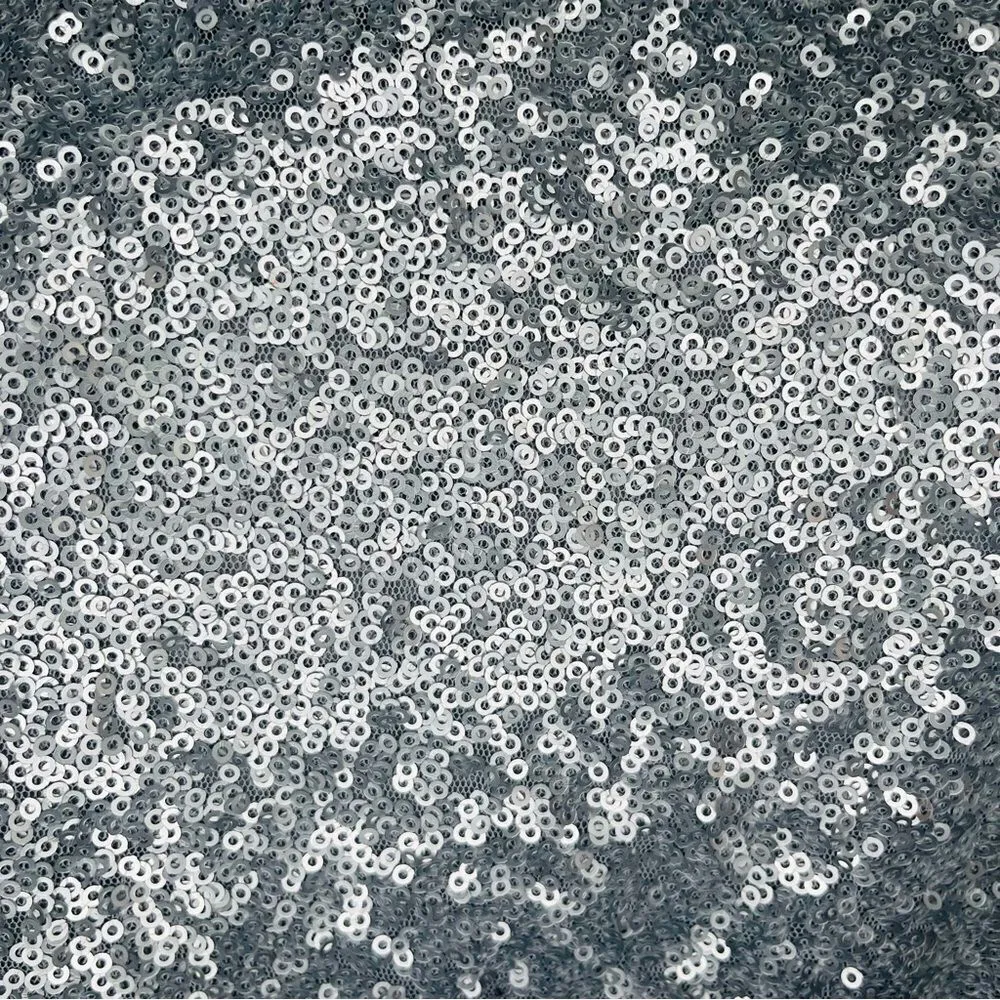 Apt 9 Long Sleeve Sequin Front Embellished Sweatshirt Grey S - Image 5