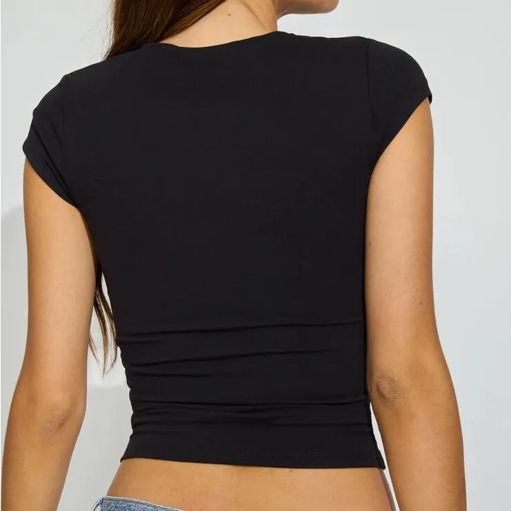 Garage Black Sleek Crewneck Shirt - Image 3