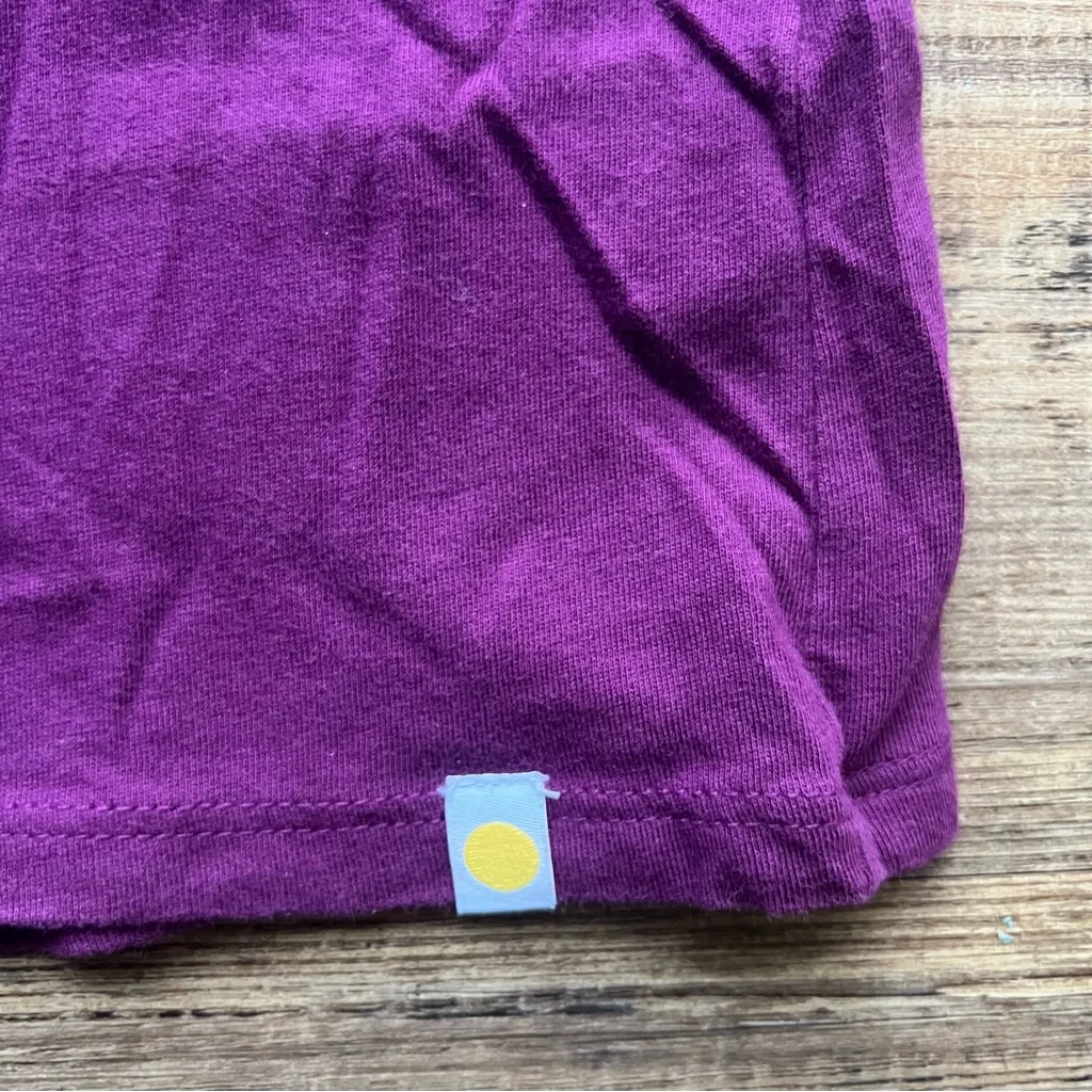 Life is Good Womens Purple Happy Hour Classic Fit Cotton Tee Tank Size Small - Image 3