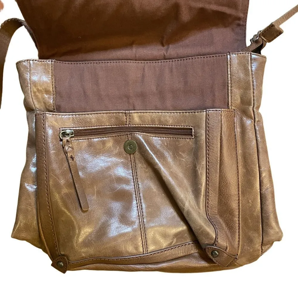 The Sak Columbia Brown Adjustable Strap Messenger Bag - Image 4