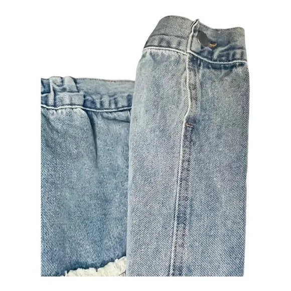 POL Denim Look Up At The Stars Jean Jacket Relaxed Oversized Women Size Small‎ - Image 10