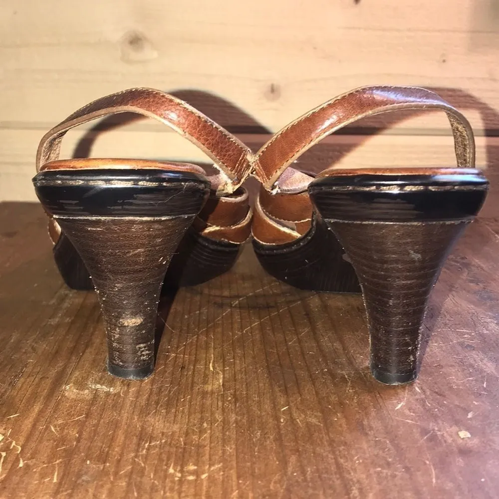 Sofft Leather Heels‎ Brown Size 7 - Image 6