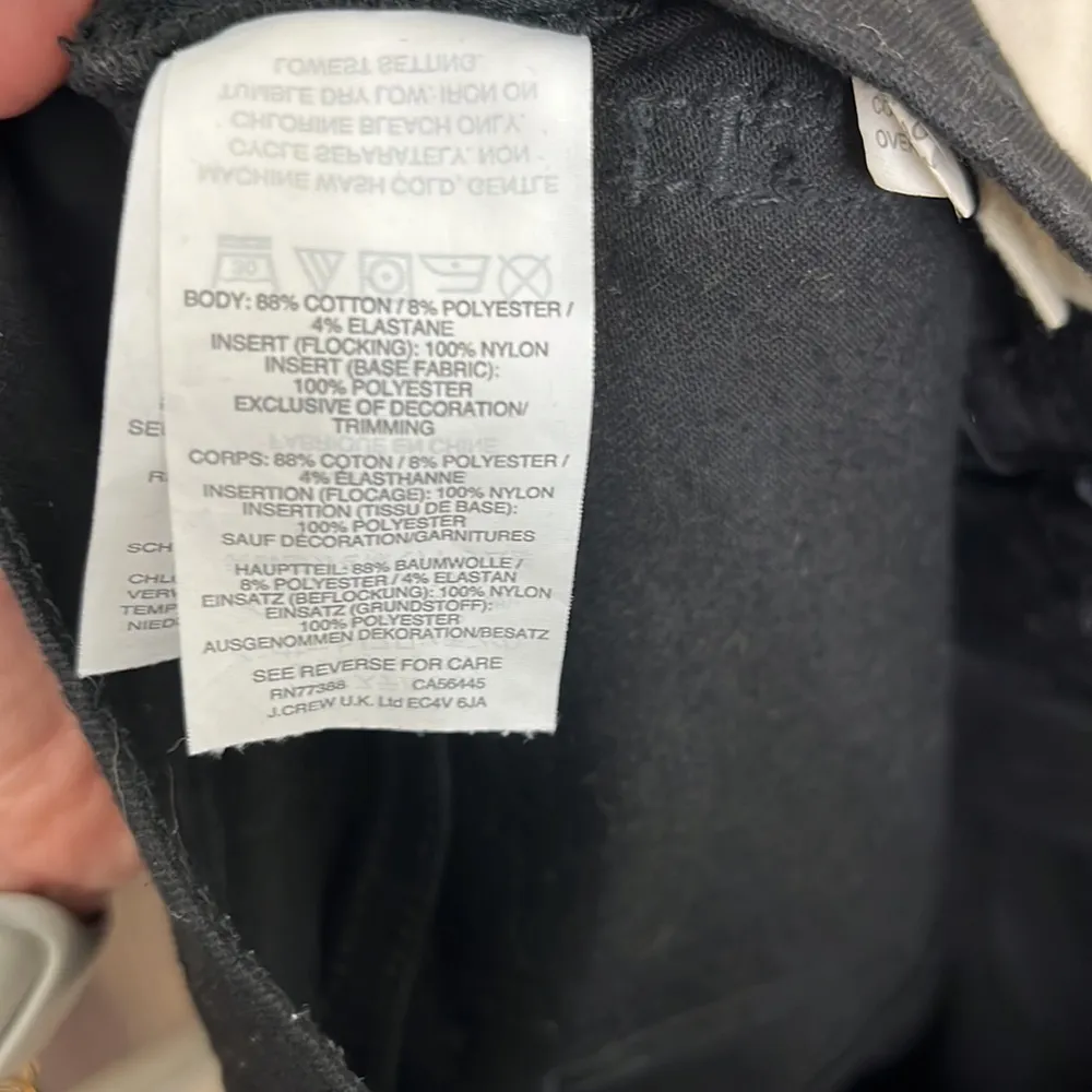 Madewell 9" Mid-Rise Skinny Jeans: Velvet Tuxedo Stripe Edition Size 27 - Image 6