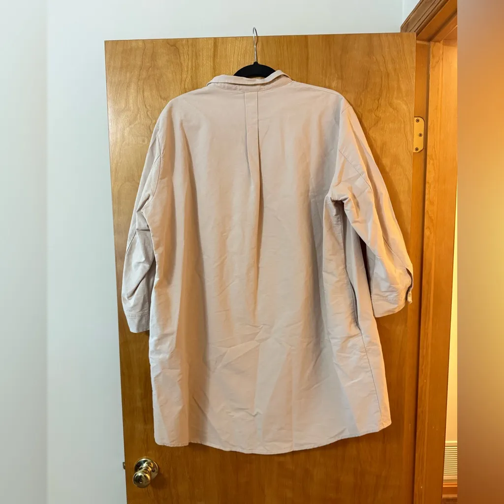 Pomander Place Tuckernuck Polly Cotton Shirt Dress Light Tan Women’s XXL - Image 11