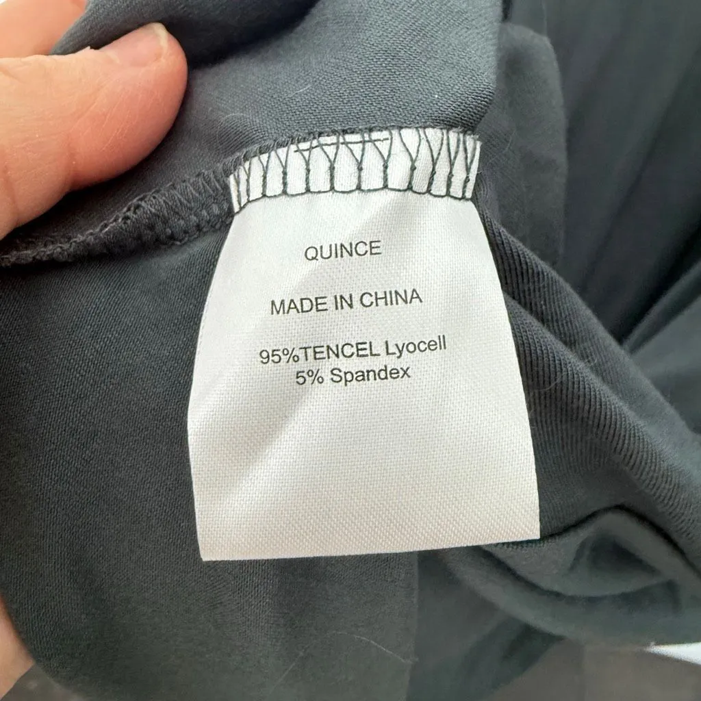 Quince Women’s XL Blue Green Tencel Lyocell Midi Dress New - Image 5