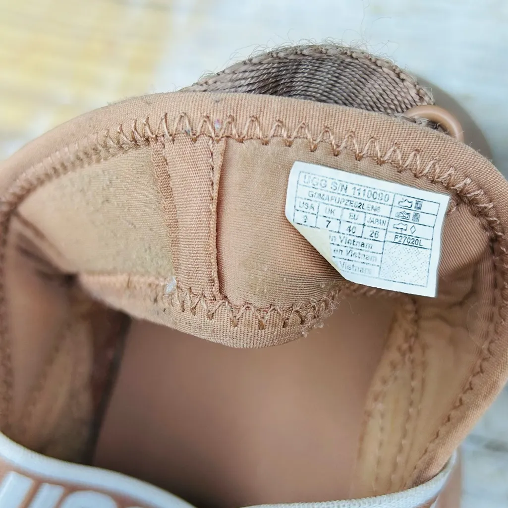 UGG Beige Strappy Platform Sandals - Image 6