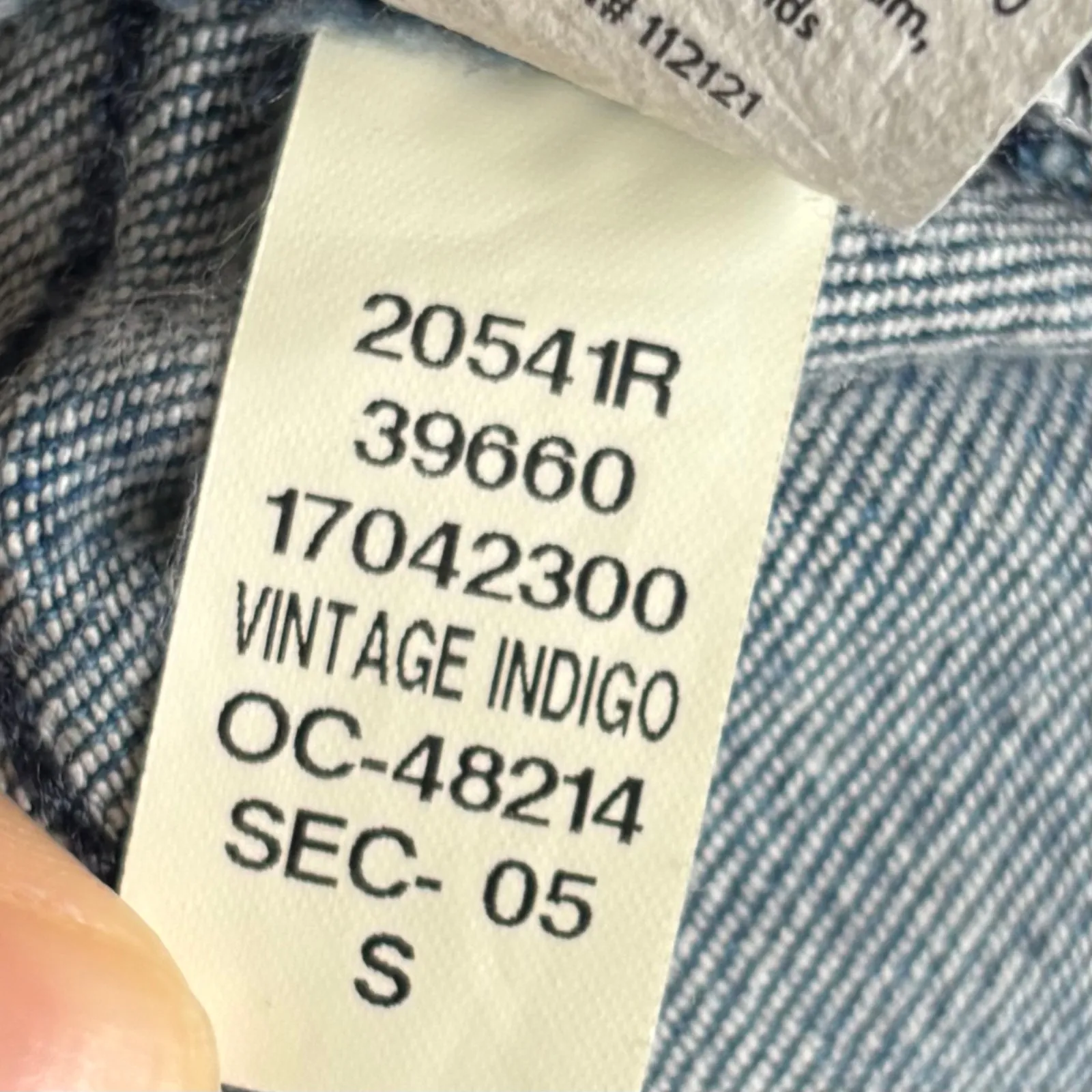 Spanx Vintage Indigo Kick Flare Pants Sz S - Image 7