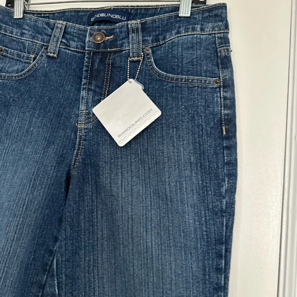 BandolinoBlu Sz:6 Jeans Mandie Classic Fit Dark Blue Stretch Denim. 5 Pocket - Image 9