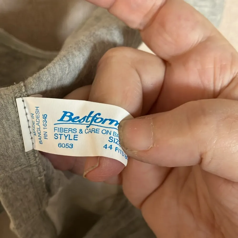 Bestform Gray Women's Intimate Sleep bra 44 Size undefined - Image 4