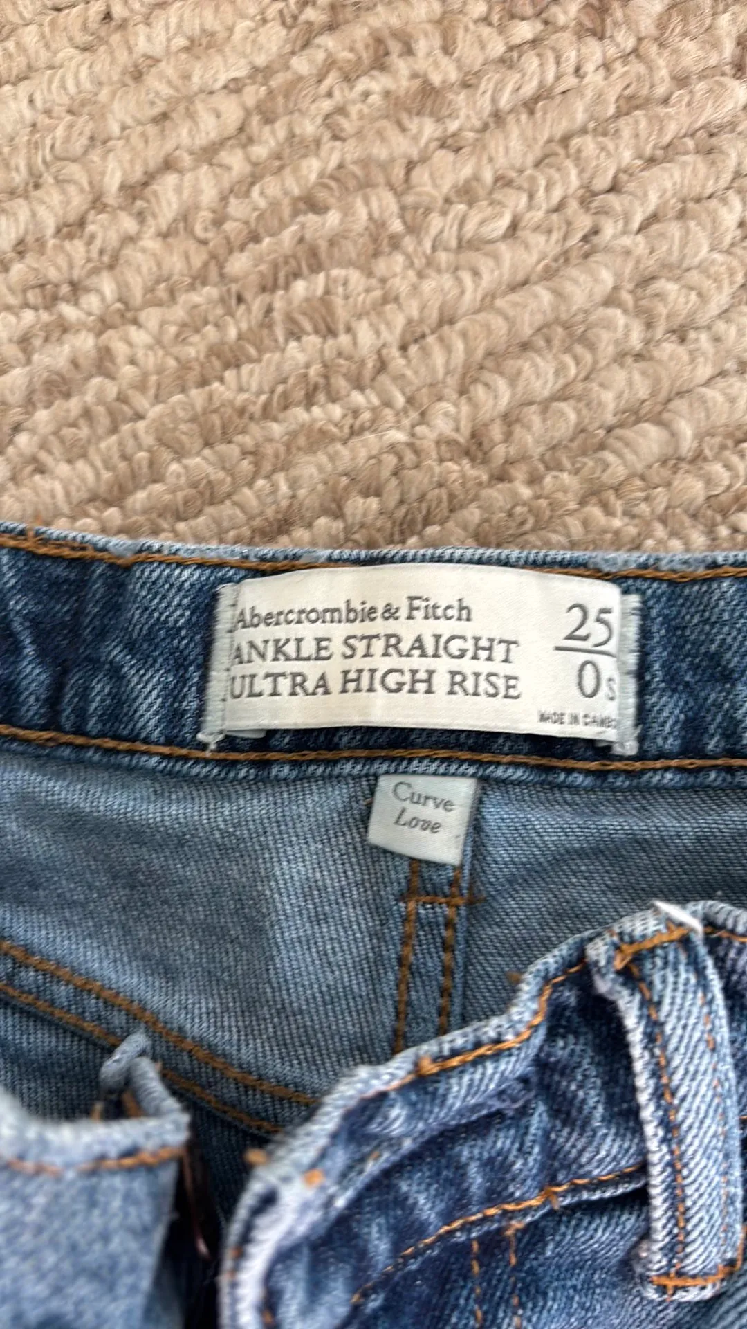 Abercrombie & Fitch Jeans Blue Size 25 - Image 3