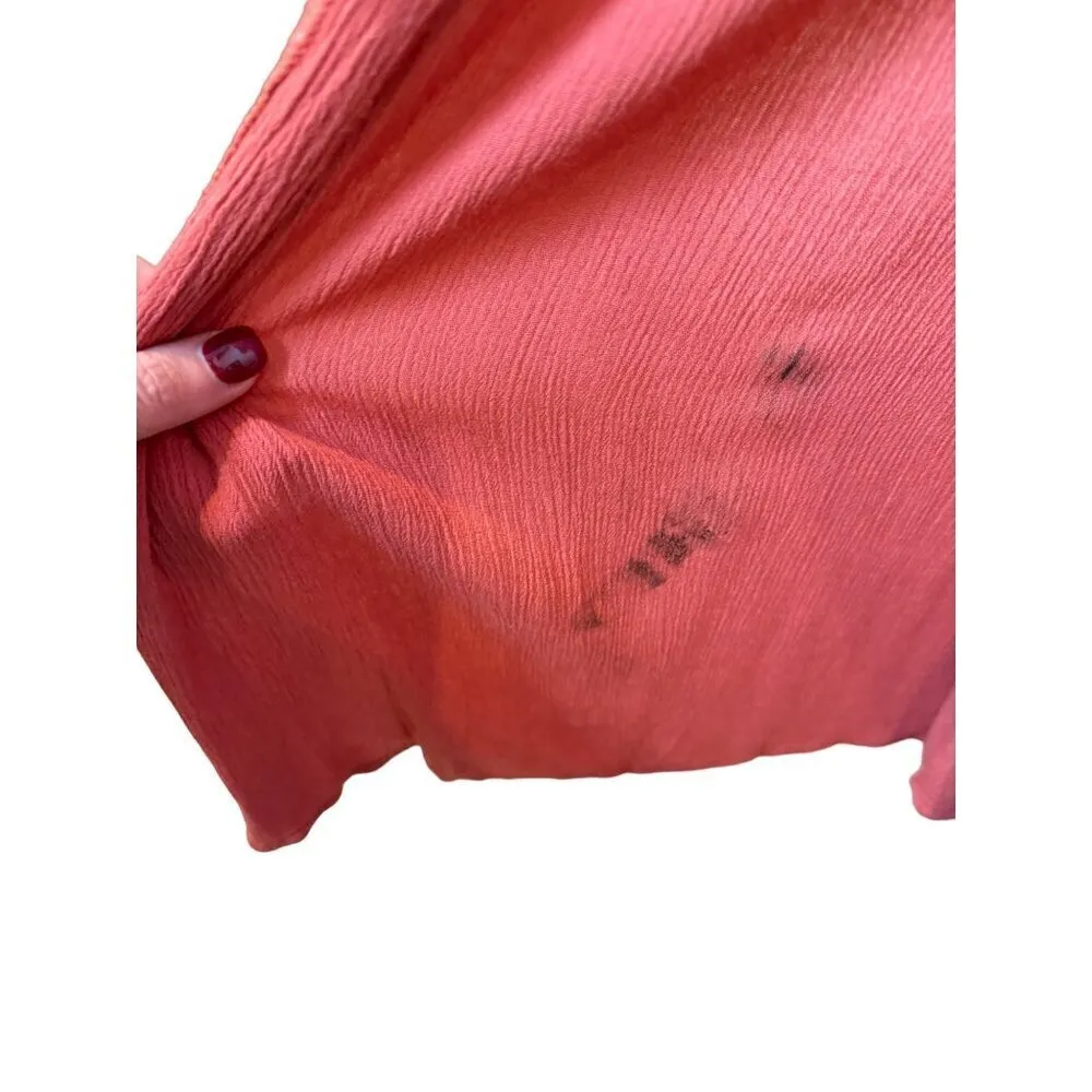 Lulus Dress Women‎ Small Rusty Rose Lost In Paradise Cut Out Maxi Dress Party - Image 12