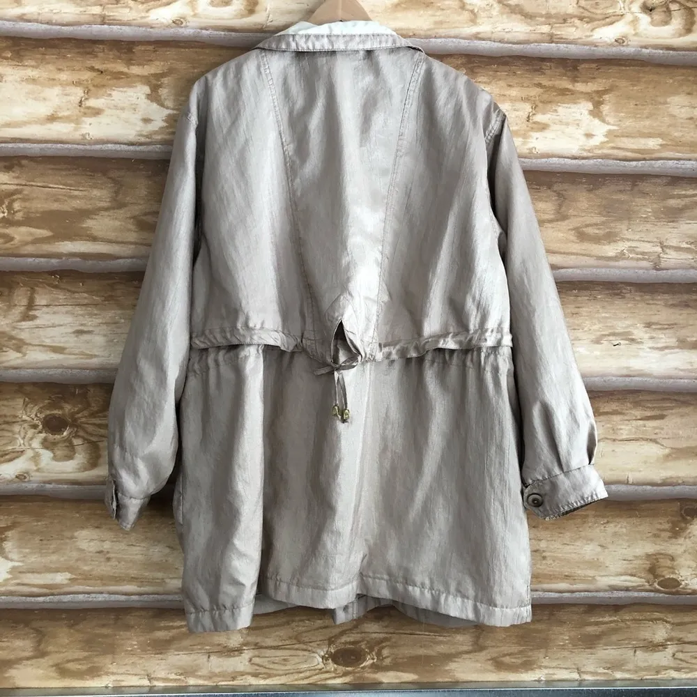 Vintage Current Seen trench style coat plus size 2X - Image 9