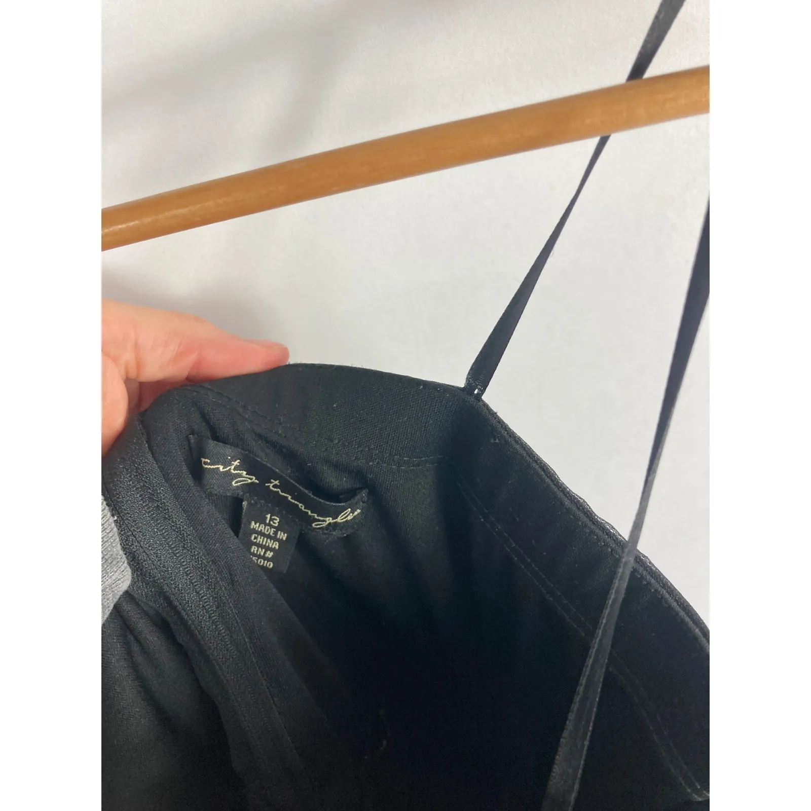 City Triangles Rose Embroidered Strapless Dress Size 13 - Image 3