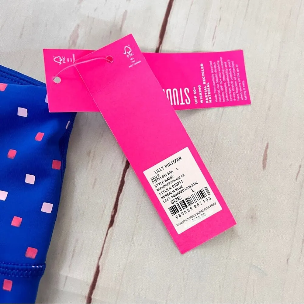 Lilly Pulitzer Women’s High Rise Cropped Weekender High Rise Active Squared Sz L - Image 11