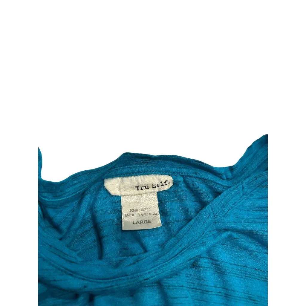 Tru Self Women's Large Blue Shirt - Image 4