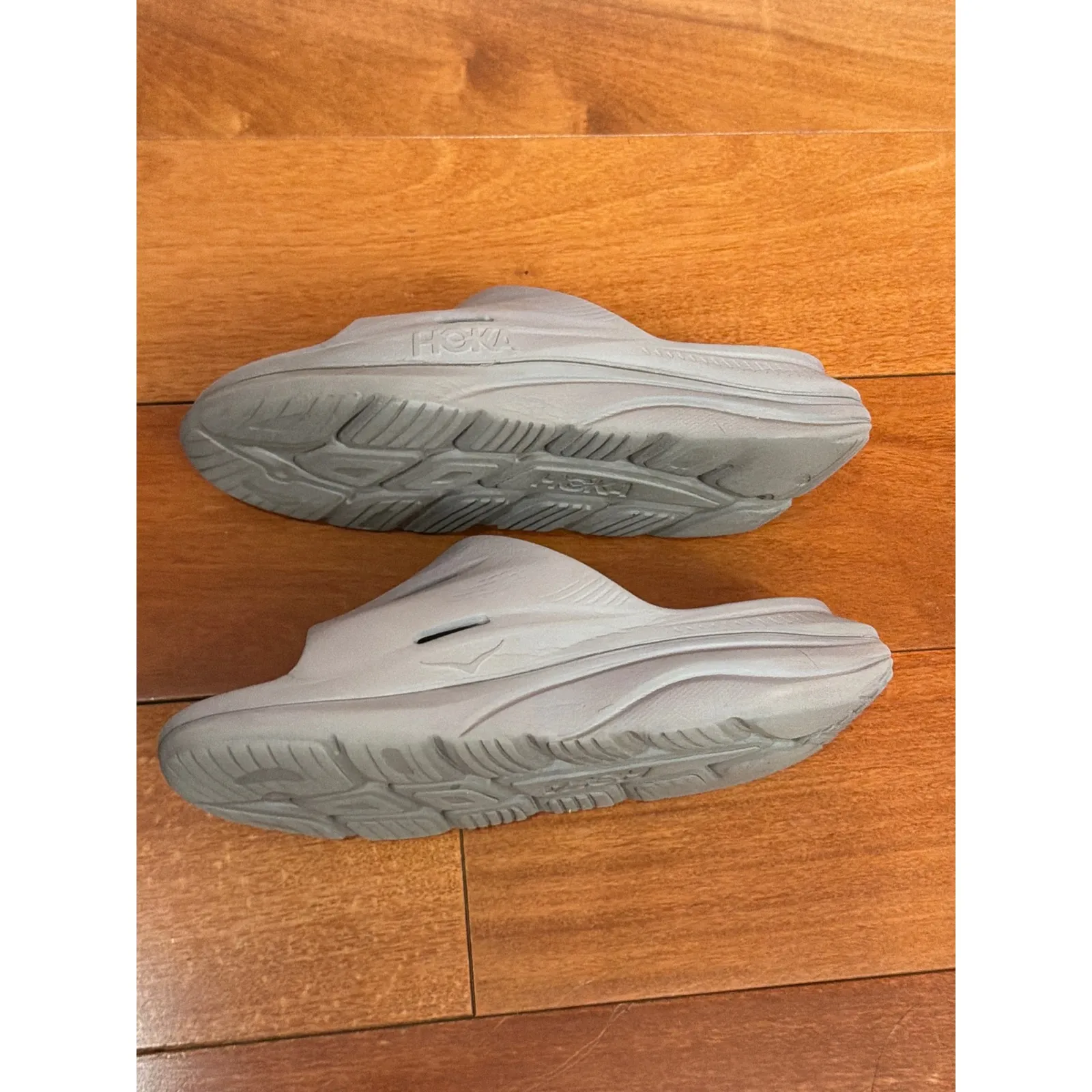 Hoka Ora Recovery Slides Gray Women's Comfort Foam Slip On Size 8 - Image 5