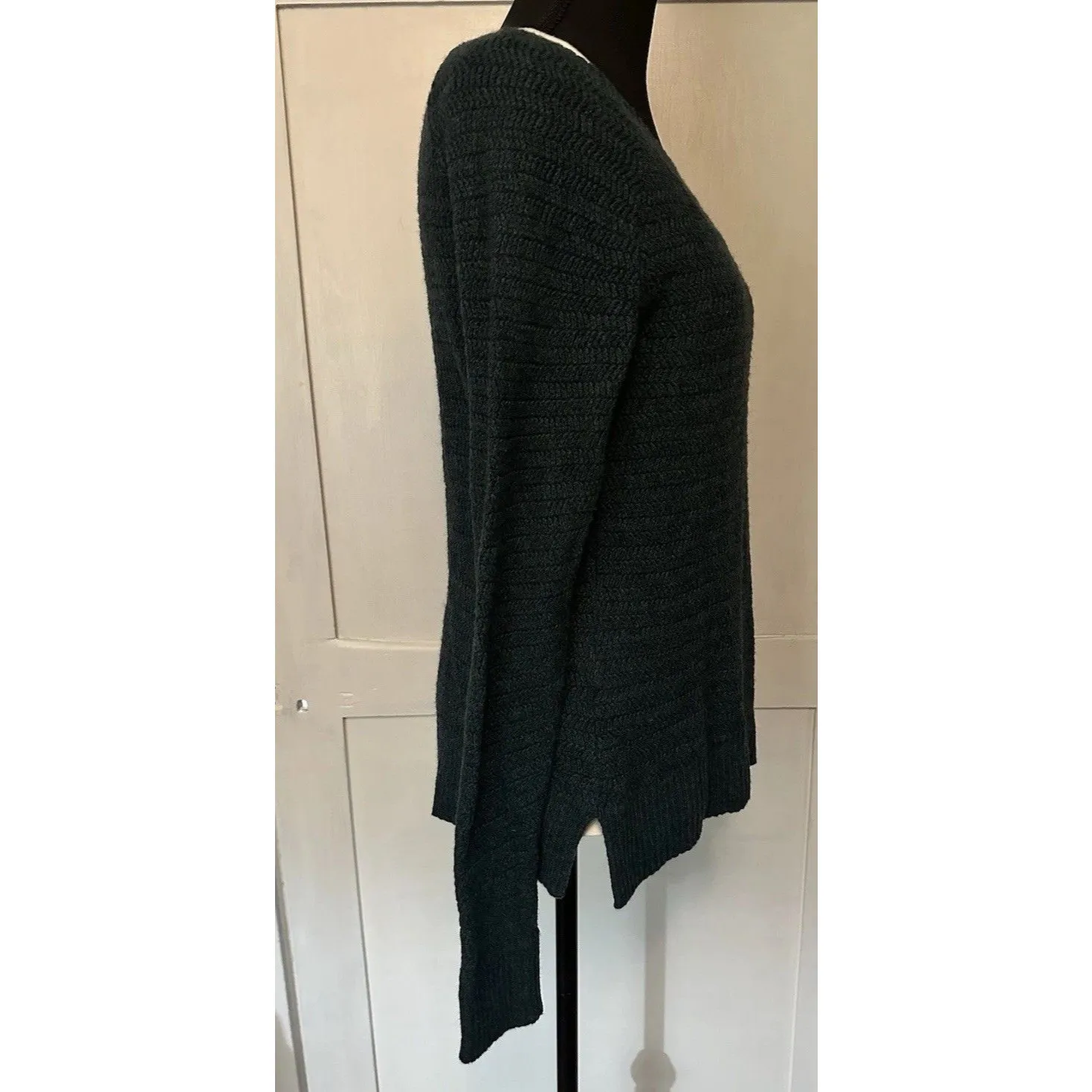 Ann Taylor LOFT Casual Crewneck Knit Sweater Teal Blue Green Woman’s Size M - Image 4