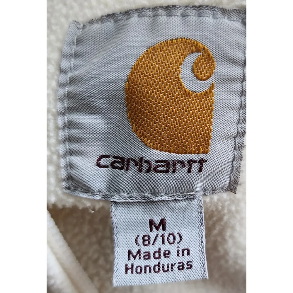 Carhartt‎ Fleece Full Zip Hoodie Women's Activewear Warm Comfy Casual M - Image 3