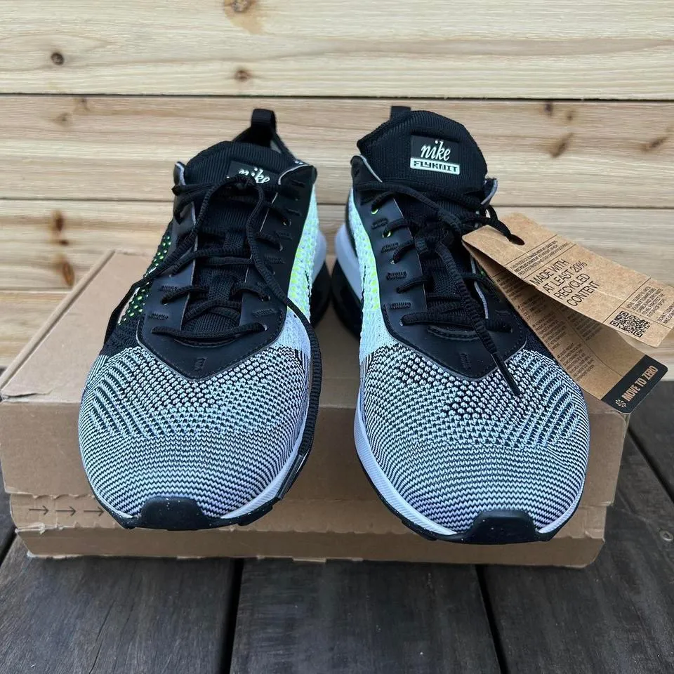 NWT New Black Nike Air Max Flyknit Racer  Sneaker in Fuchsia Dream/Black w/ Box - Image 5