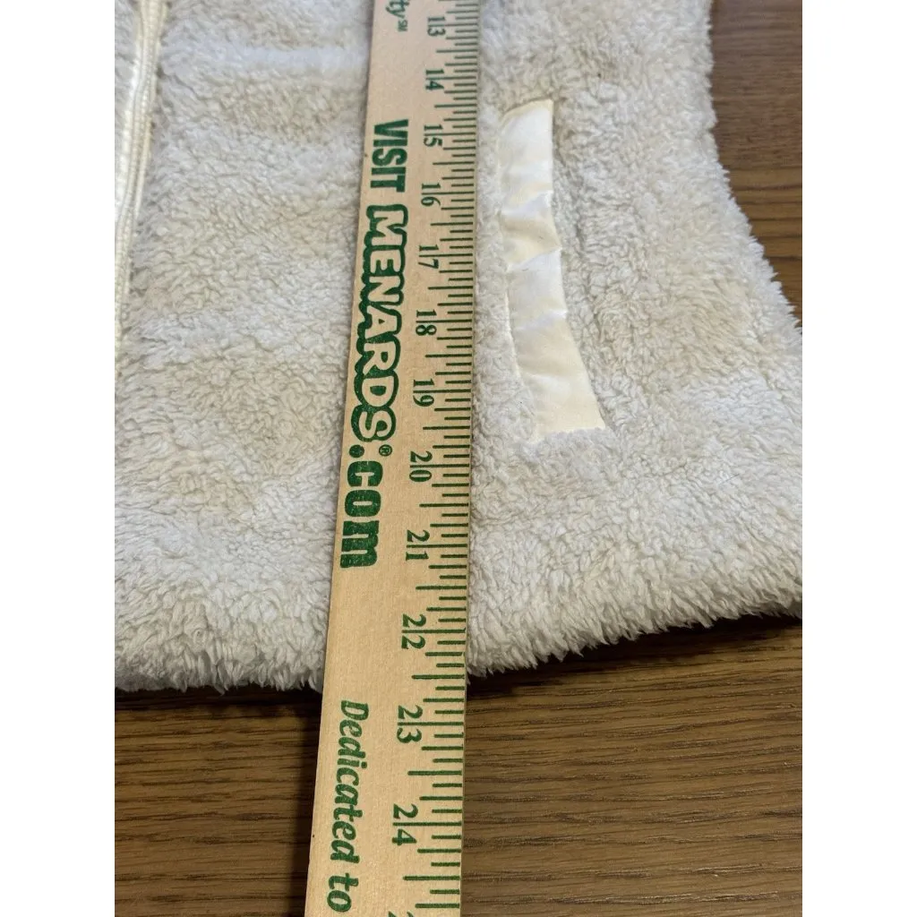 Patagonia Women's Los Gatos Fleece Vest Full‎ Zip White Size S STY25216 Preppy - Image 4