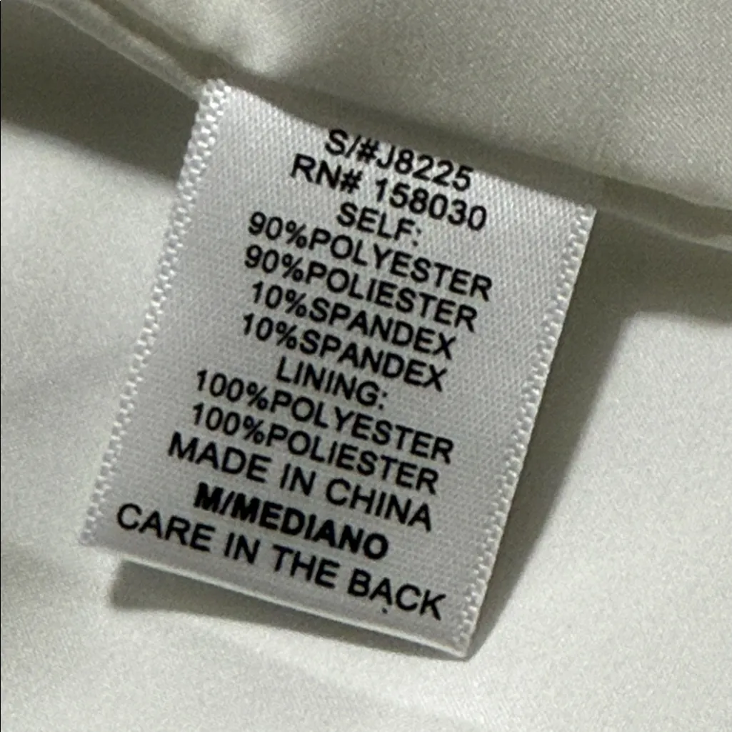 LOVE TREE size medium women’s off white blazer office corpcore shoulder pads - Image 7