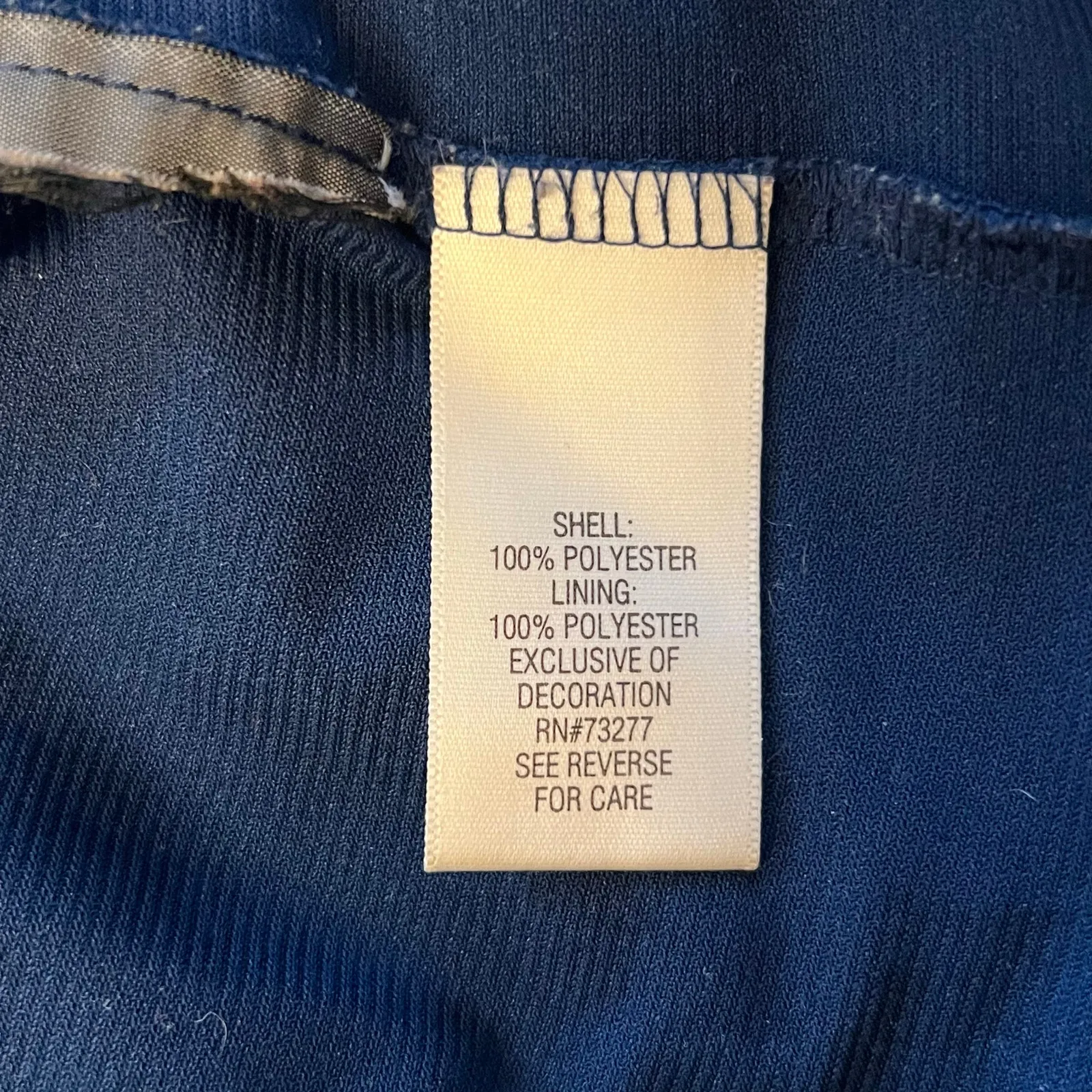 Simply Vera Wang Blue Floral Dress Size L - Image 6