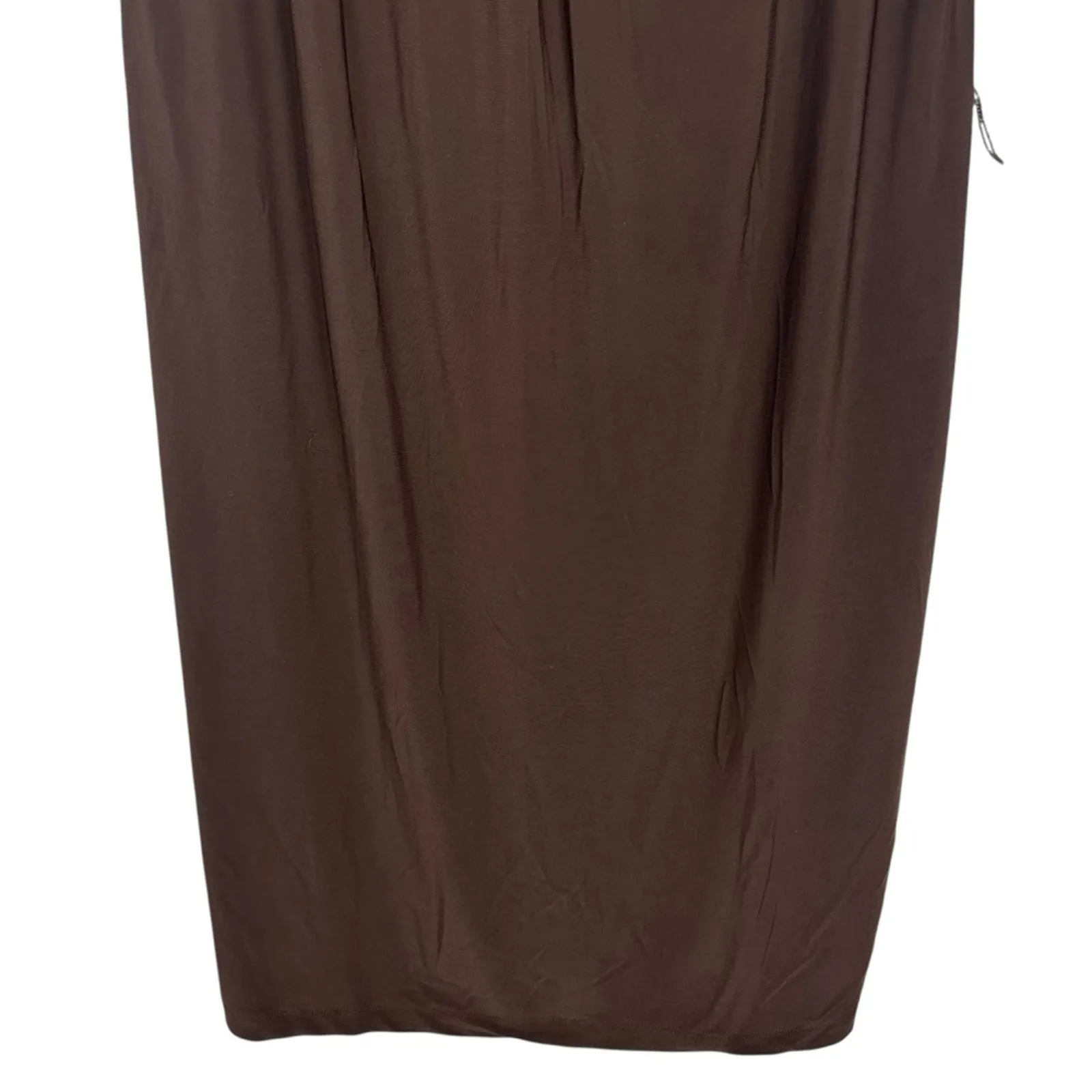 Vintage Y2K B Smart Chocolate Brown Babydoll Studded Sleeveless Sheath Dress 18W - Image 5